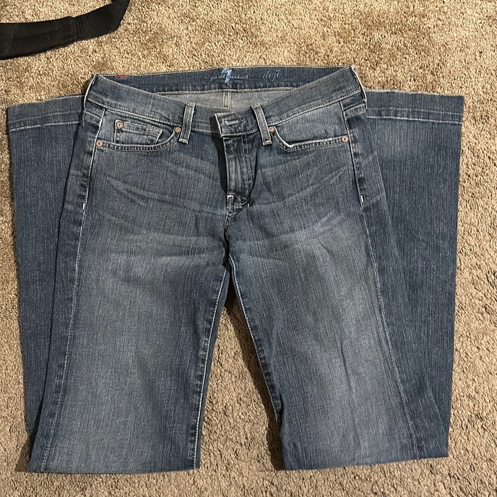 7 for All Man Kind. Size 27 Dojo style.